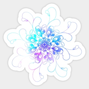 Floral mandala Sticker